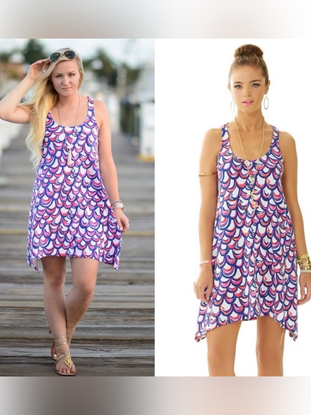 Lilly Pulitzer Monterey Racerback Tank Dress XS